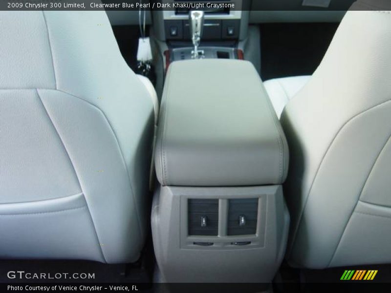 Clearwater Blue Pearl / Dark Khaki/Light Graystone 2009 Chrysler 300 Limited