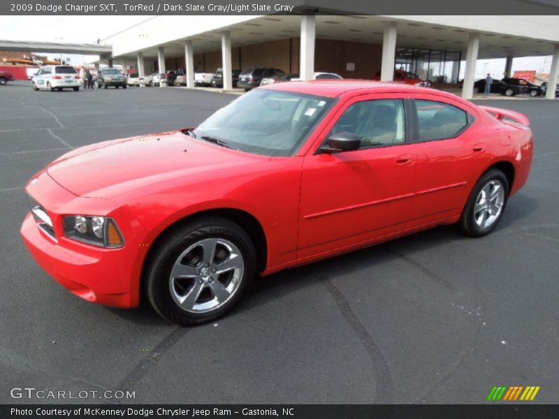 TorRed / Dark Slate Gray/Light Slate Gray 2009 Dodge Charger SXT