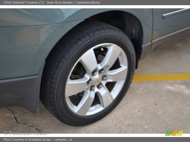 Silver Moss Metallic / Cashmere/Ebony 2009 Chevrolet Traverse LTZ