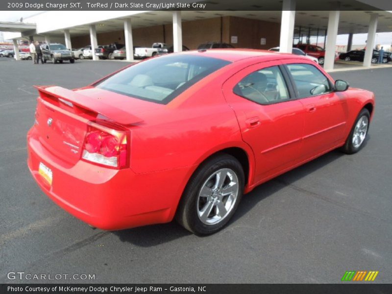 TorRed / Dark Slate Gray/Light Slate Gray 2009 Dodge Charger SXT
