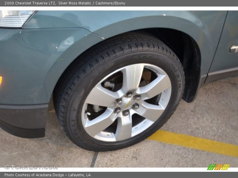 Silver Moss Metallic / Cashmere/Ebony 2009 Chevrolet Traverse LTZ