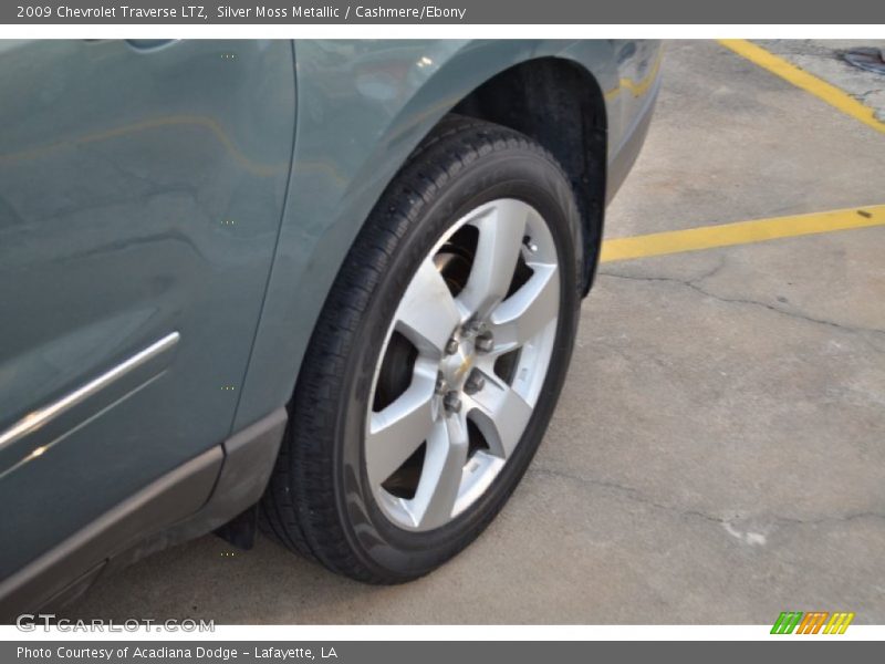 Silver Moss Metallic / Cashmere/Ebony 2009 Chevrolet Traverse LTZ