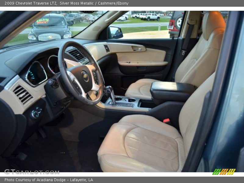 Silver Moss Metallic / Cashmere/Ebony 2009 Chevrolet Traverse LTZ