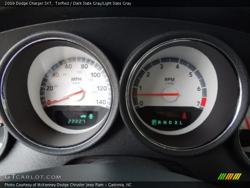 TorRed / Dark Slate Gray/Light Slate Gray 2009 Dodge Charger SXT