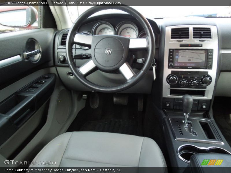 TorRed / Dark Slate Gray/Light Slate Gray 2009 Dodge Charger SXT