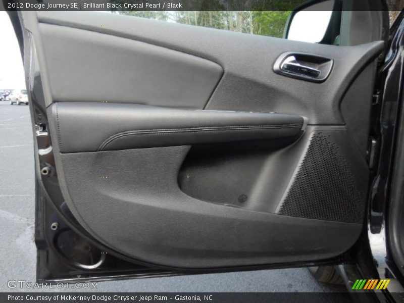 Brilliant Black Crystal Pearl / Black 2012 Dodge Journey SE