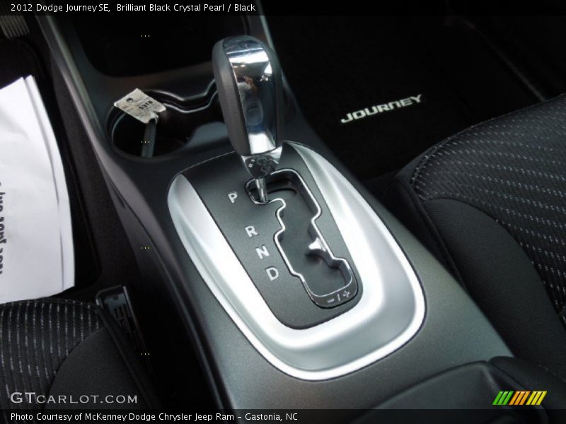 Brilliant Black Crystal Pearl / Black 2012 Dodge Journey SE