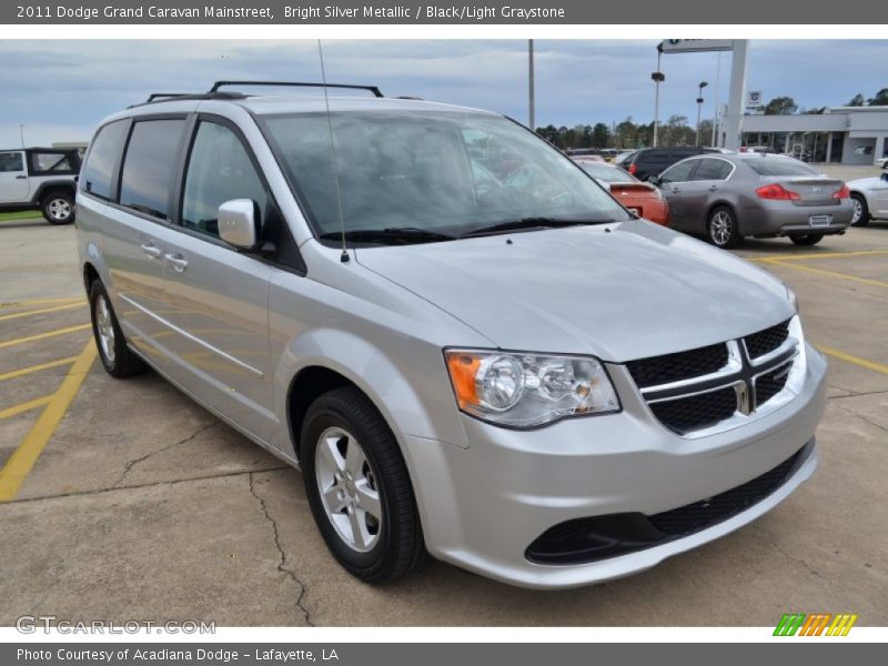 Bright Silver Metallic / Black/Light Graystone 2011 Dodge Grand Caravan Mainstreet