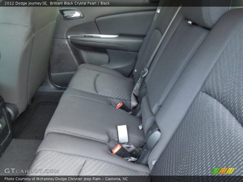 Brilliant Black Crystal Pearl / Black 2012 Dodge Journey SE