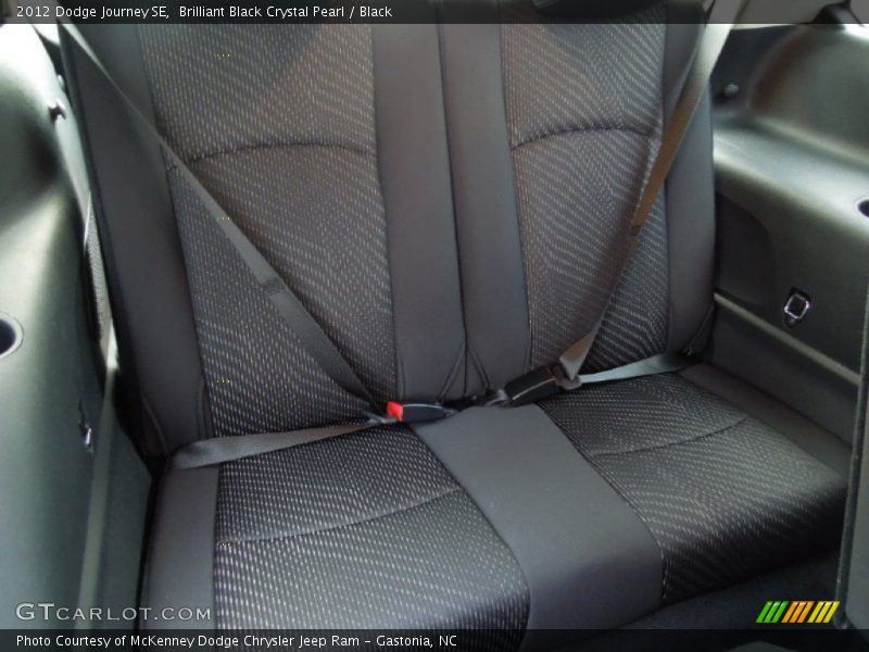 Brilliant Black Crystal Pearl / Black 2012 Dodge Journey SE