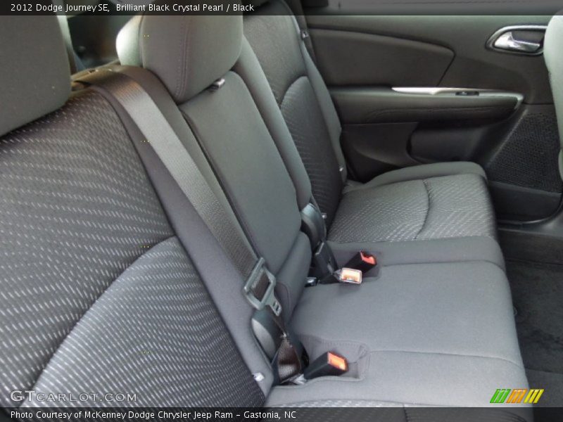 Brilliant Black Crystal Pearl / Black 2012 Dodge Journey SE