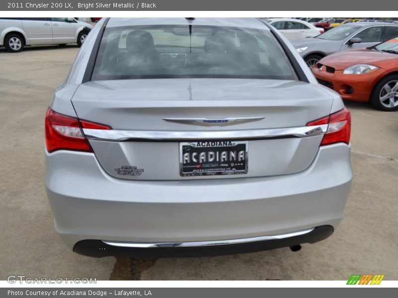 Bright Silver Metallic / Black 2011 Chrysler 200 LX