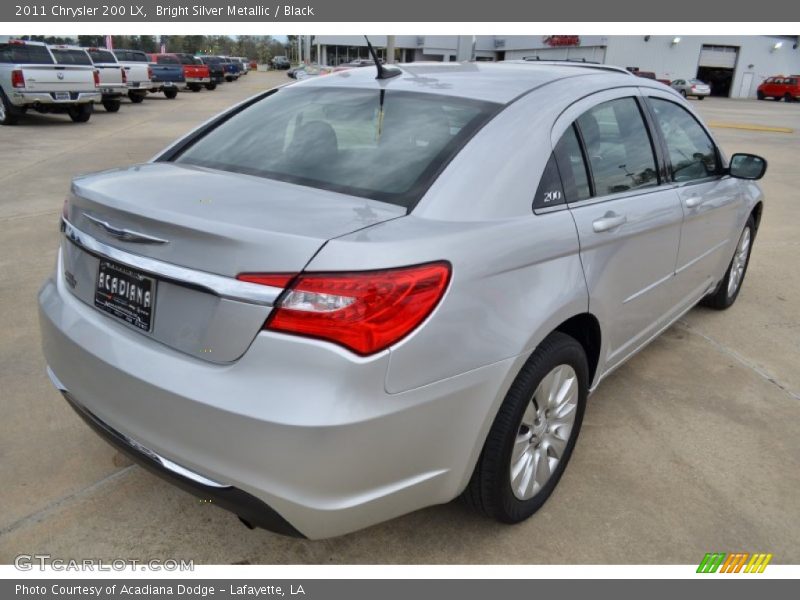 Bright Silver Metallic / Black 2011 Chrysler 200 LX