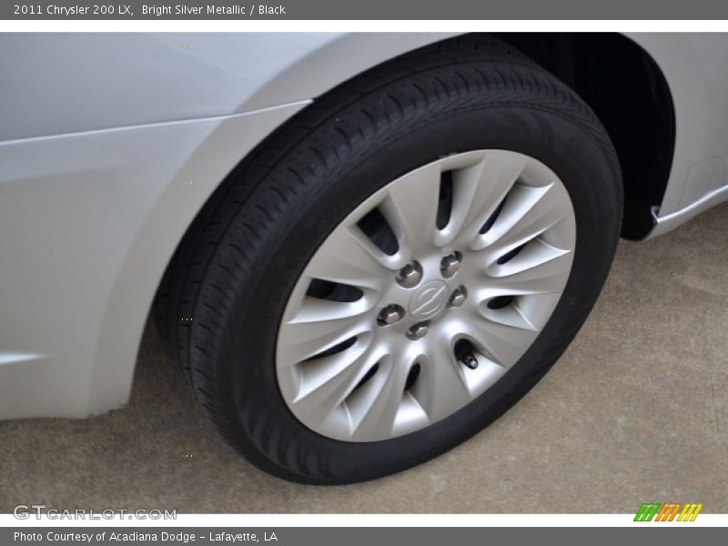 Bright Silver Metallic / Black 2011 Chrysler 200 LX