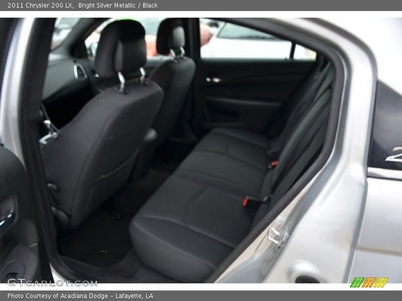 Bright Silver Metallic / Black 2011 Chrysler 200 LX