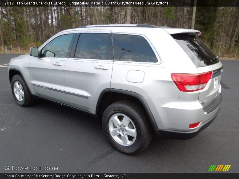 Bright Silver Metallic / Dark Graystone/Medium Graystone 2012 Jeep Grand Cherokee Laredo