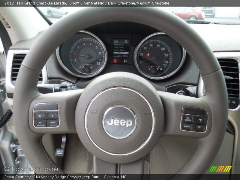 Bright Silver Metallic / Dark Graystone/Medium Graystone 2012 Jeep Grand Cherokee Laredo
