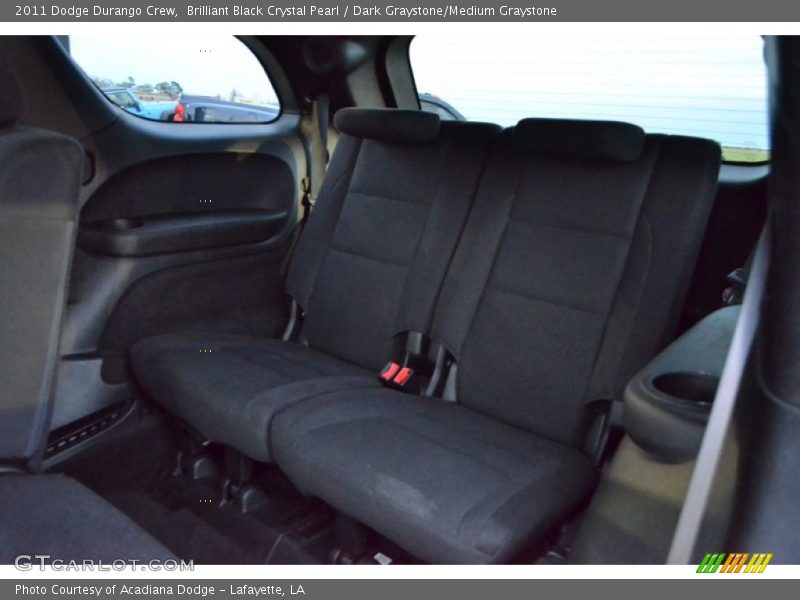 Brilliant Black Crystal Pearl / Dark Graystone/Medium Graystone 2011 Dodge Durango Crew