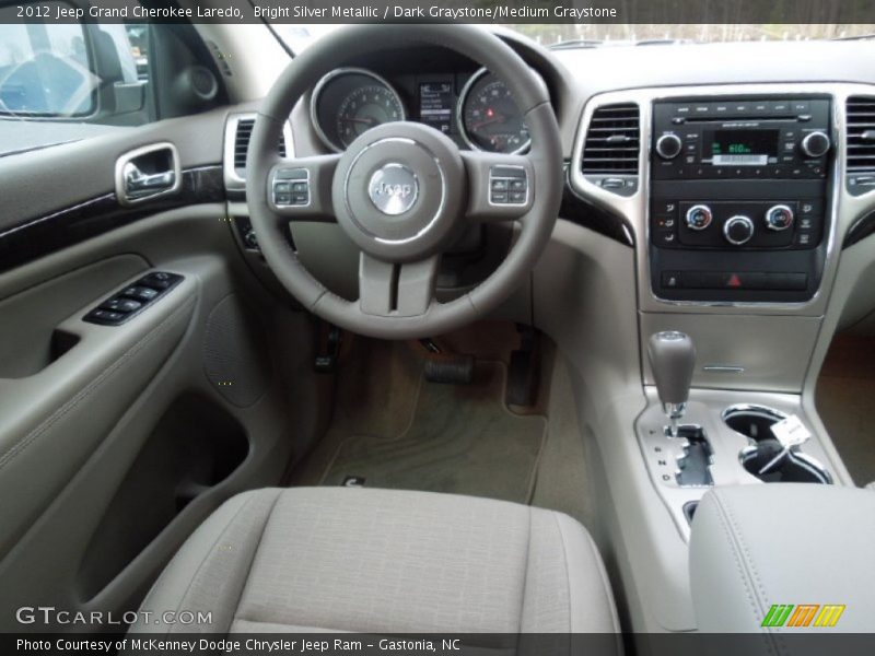Bright Silver Metallic / Dark Graystone/Medium Graystone 2012 Jeep Grand Cherokee Laredo