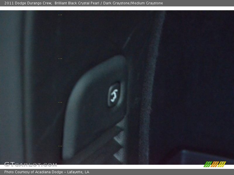 Brilliant Black Crystal Pearl / Dark Graystone/Medium Graystone 2011 Dodge Durango Crew