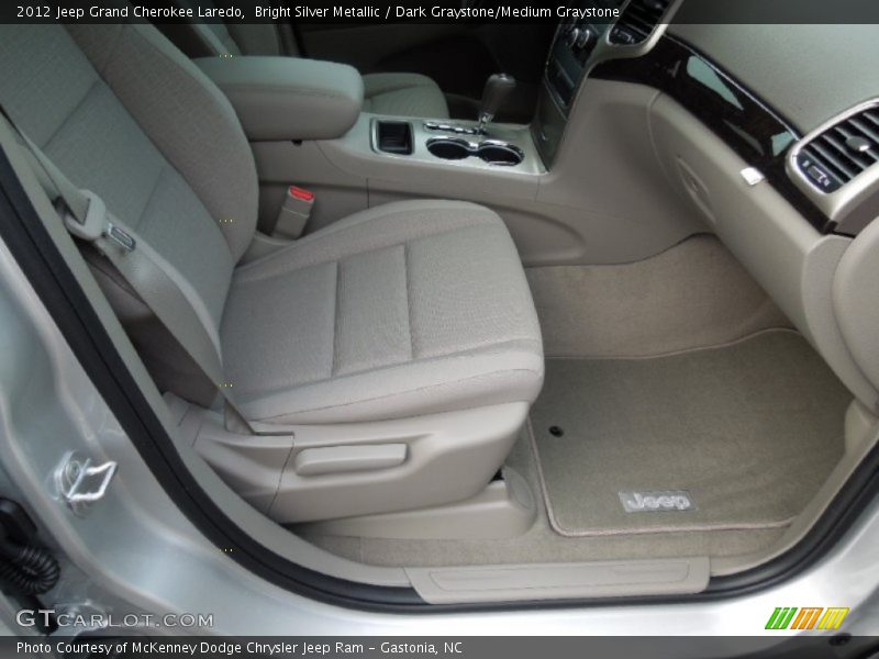 Bright Silver Metallic / Dark Graystone/Medium Graystone 2012 Jeep Grand Cherokee Laredo