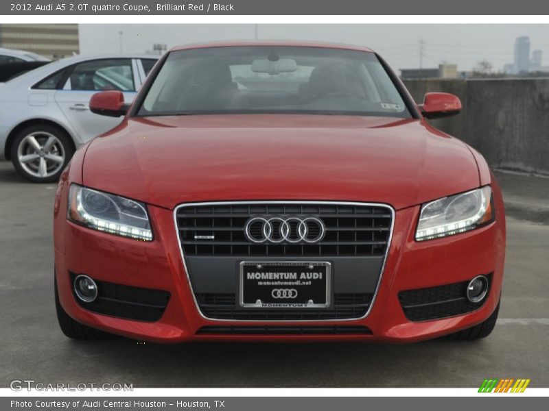 Brilliant Red / Black 2012 Audi A5 2.0T quattro Coupe