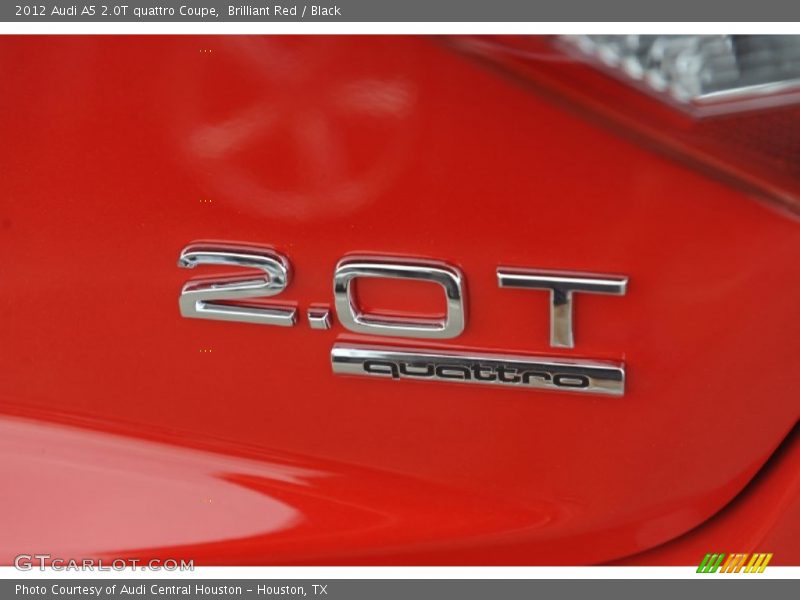 Brilliant Red / Black 2012 Audi A5 2.0T quattro Coupe