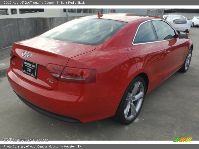 Brilliant Red / Black 2012 Audi A5 2.0T quattro Coupe