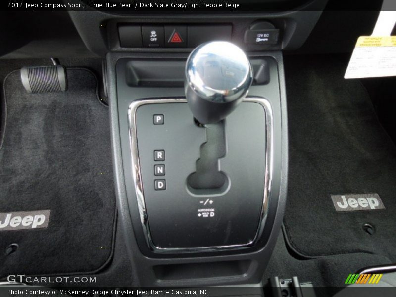  2012 Compass Sport CVT II Automatic Shifter