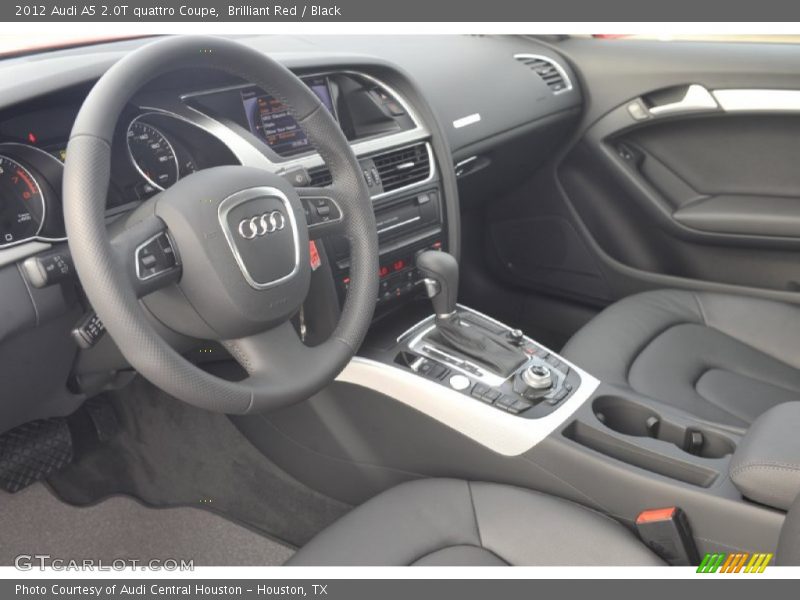 Brilliant Red / Black 2012 Audi A5 2.0T quattro Coupe