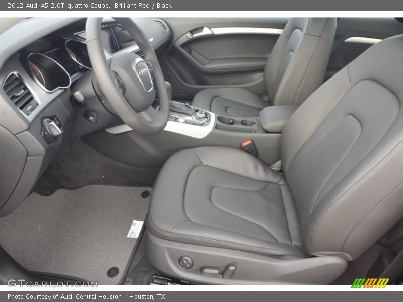 Brilliant Red / Black 2012 Audi A5 2.0T quattro Coupe