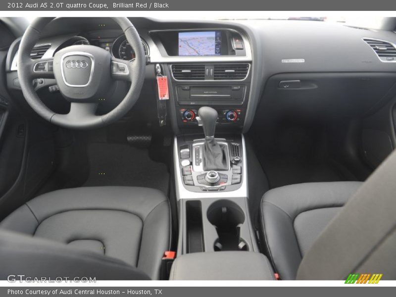Brilliant Red / Black 2012 Audi A5 2.0T quattro Coupe