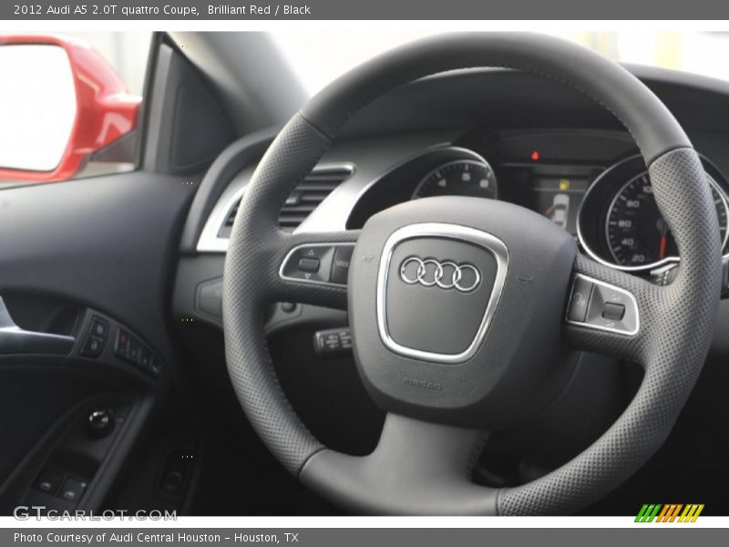 Brilliant Red / Black 2012 Audi A5 2.0T quattro Coupe