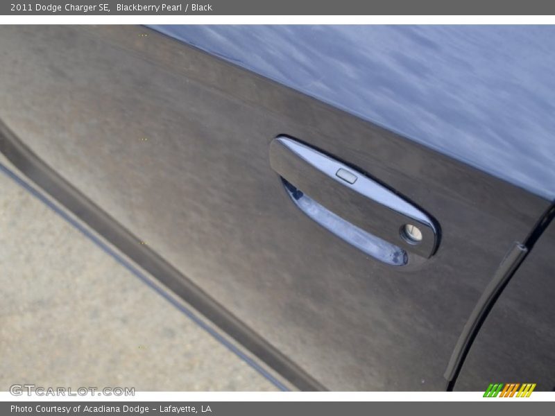 Blackberry Pearl / Black 2011 Dodge Charger SE