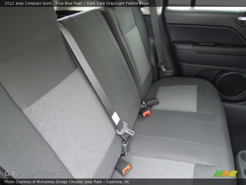 True Blue Pearl / Dark Slate Gray/Light Pebble Beige 2012 Jeep Compass Sport