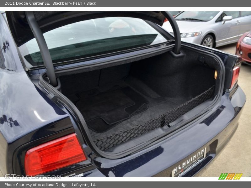Blackberry Pearl / Black 2011 Dodge Charger SE