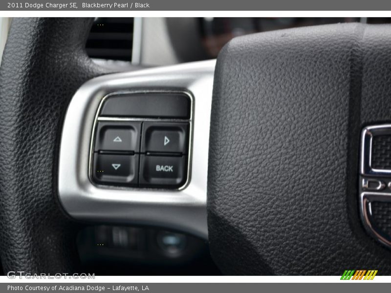 Blackberry Pearl / Black 2011 Dodge Charger SE