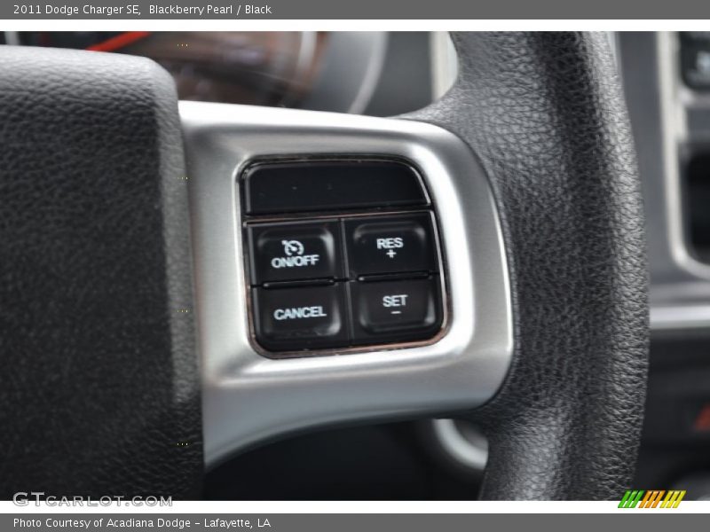 Blackberry Pearl / Black 2011 Dodge Charger SE