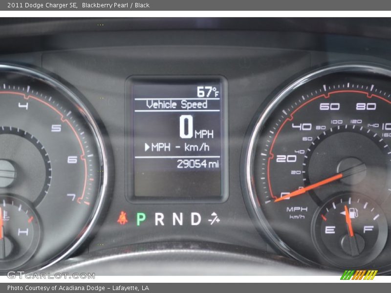 Blackberry Pearl / Black 2011 Dodge Charger SE