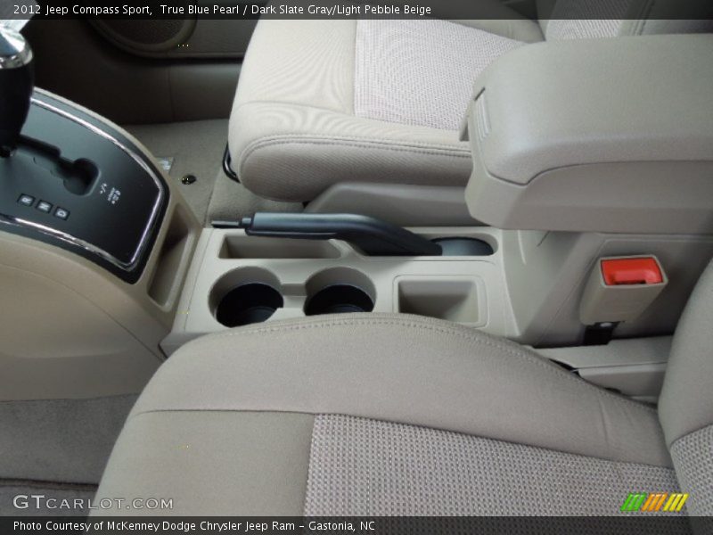 True Blue Pearl / Dark Slate Gray/Light Pebble Beige 2012 Jeep Compass Sport