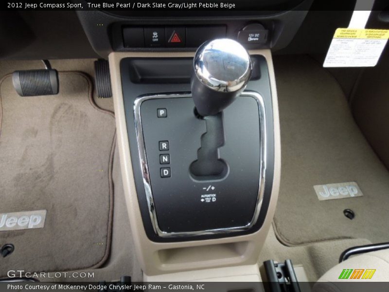  2012 Compass Sport CVT II Automatic Shifter