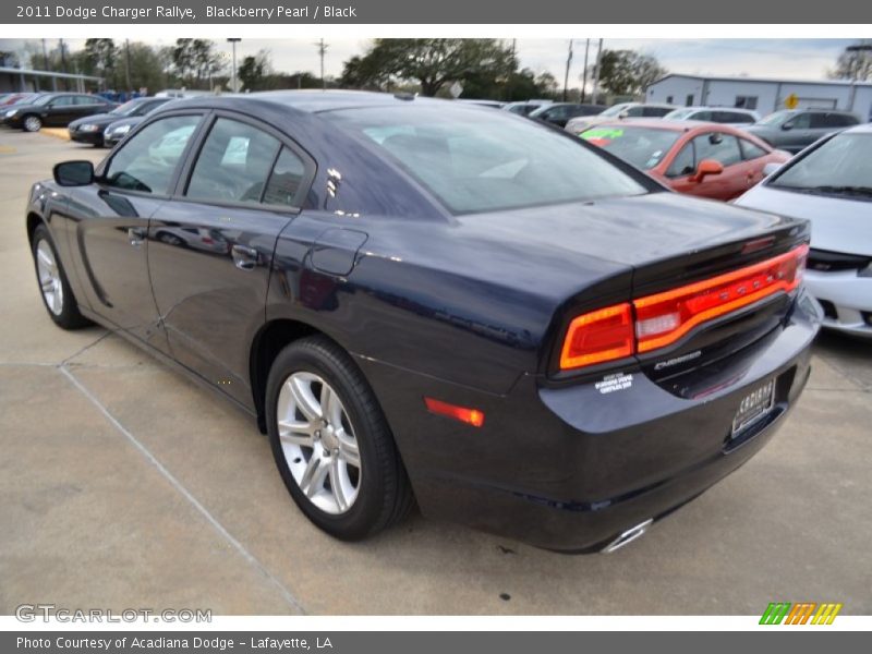 Blackberry Pearl / Black 2011 Dodge Charger Rallye