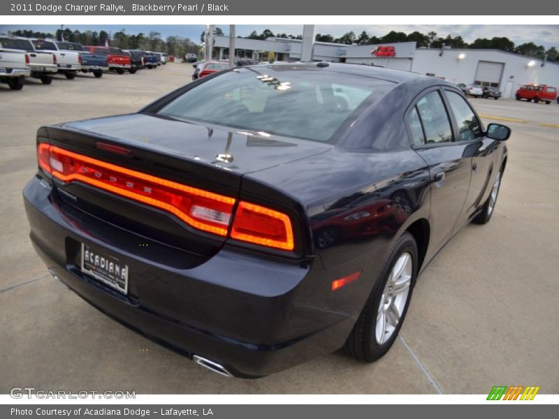 Blackberry Pearl / Black 2011 Dodge Charger Rallye