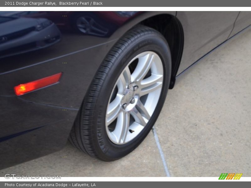 Blackberry Pearl / Black 2011 Dodge Charger Rallye