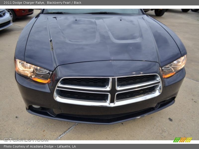 Blackberry Pearl / Black 2011 Dodge Charger Rallye