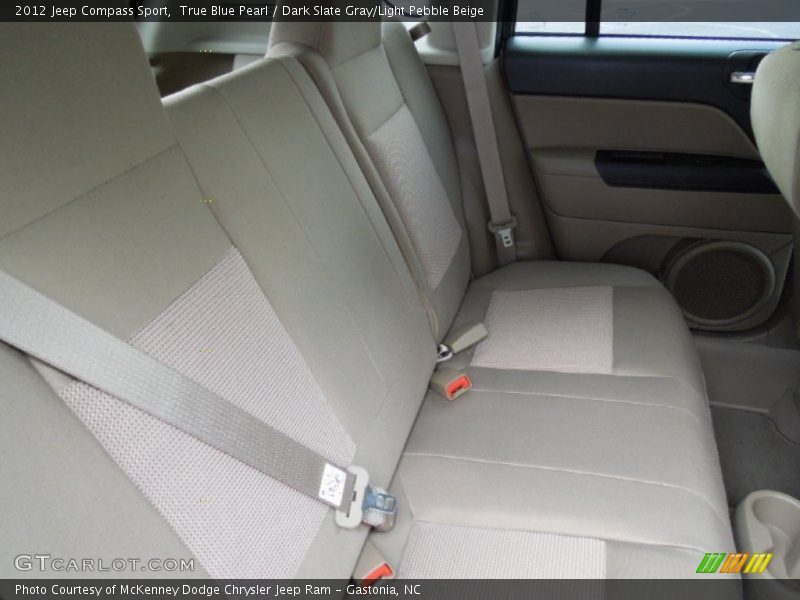 True Blue Pearl / Dark Slate Gray/Light Pebble Beige 2012 Jeep Compass Sport