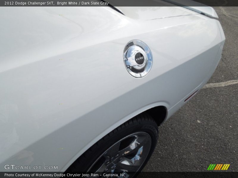 Bright White / Dark Slate Gray 2012 Dodge Challenger SXT