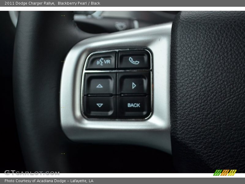 Blackberry Pearl / Black 2011 Dodge Charger Rallye