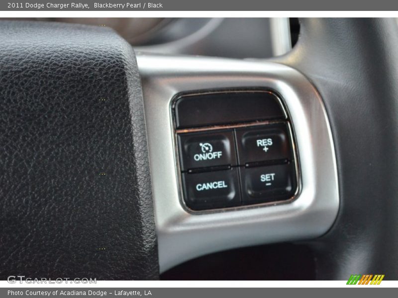Blackberry Pearl / Black 2011 Dodge Charger Rallye