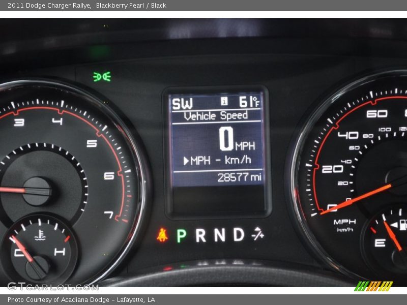 Blackberry Pearl / Black 2011 Dodge Charger Rallye